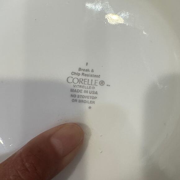 Corelle plate from the "Garden Lace" pattern desert plates x4 retro teal cottage - Picture 6 of 7